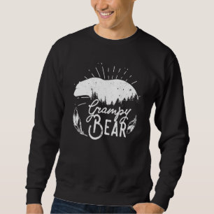 Sweatshirt Grampy Bear Matching Famille Camping Randonnée Chr