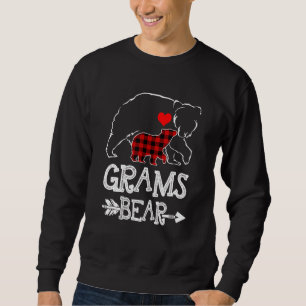 Sweatshirt Grams Bear Buffalo Plaid Christmas Family Pajama