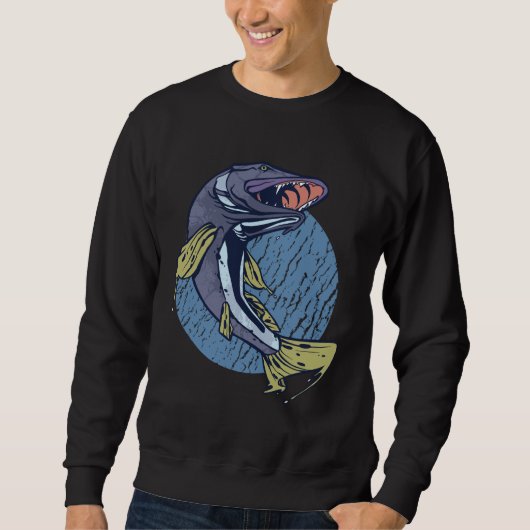 Sweatshirt Grand brochet  (Devant)
