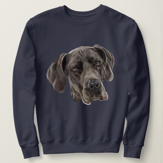 Sweatshirt Grand Chien Danois (Design devant)