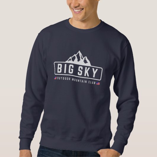 Sweatshirt Grand ciel plein air (Devant)