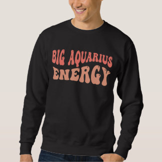 Sweatshirt Grand Énergie du Zodiaque Verseau