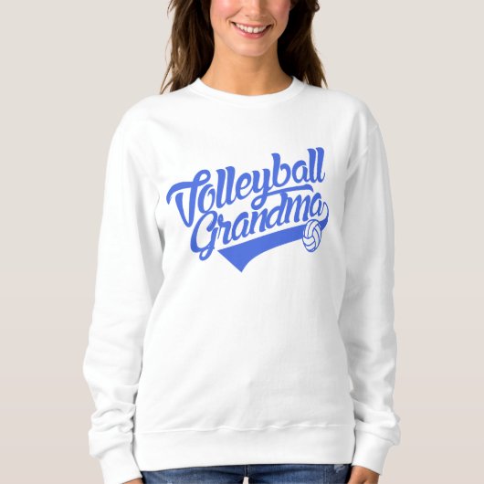 Sweatshirt Grand-maman de volleyball (Devant)