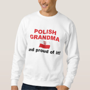 Sweatshirt Grand-maman polonaise fière