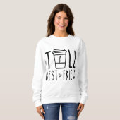 Sweatshirt Grand meilleur ami Funny BFF Matching Outfit Deux  (Devant entier)