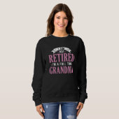 Sweatshirt Grand-mère à temps plein (Devant entier)