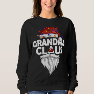 Sweatshirt Grand-mère Claus Christmas Pajama Family Matching 
