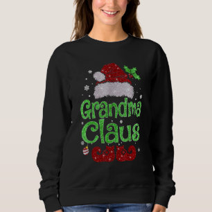 Sweatshirt Grand-mère Claus Christmas Pajama Family Matching 