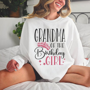 Sweatshirt Grand-mère de la famille personnalisée fille anniv
