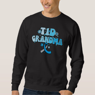 Sweatshirt Grand-mère diabétique de type 1 survivante du diab