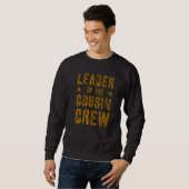 Sweatshirt Grand-Mère Empreinte de léopard Chef De L'Équipage (Devant entier)