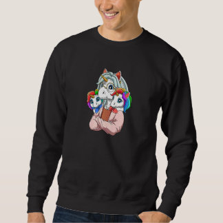Sweatshirt Grand-mère Licorne Petite-fille Petit-fils Grand-