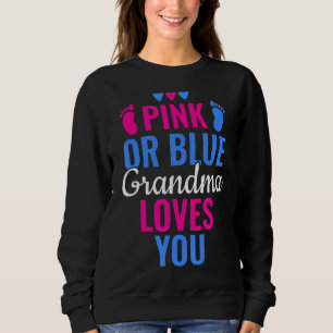Sweatshirt Grand-Mère Rose Ou Bleue Vous Aime Sexe Révéler 1