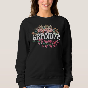 Sweatshirt Grand-mère sweatshirt, grand-mère chandail, floral