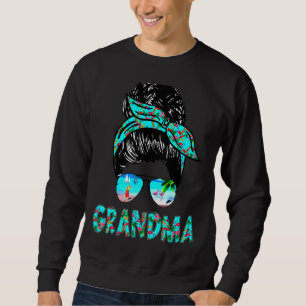 Sweatshirt Grand Mingo Messy Bun Cheveux Été En Vacances