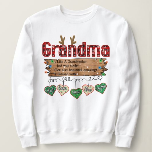 Sweatshirt Grand Noël (Design devant)