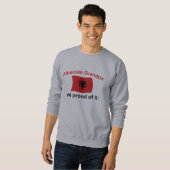Sweatshirt Grand-papa albanais fier (Devant entier)