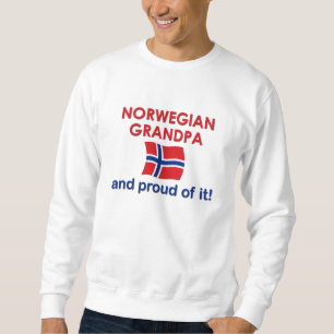 Sweatshirt Grand-papa-Fier norvégien de lui