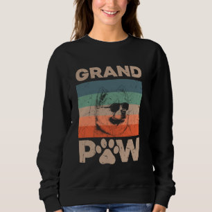 Sweatshirt Grand Paw Chow Chow Chien de Retro Pet Pet de chie