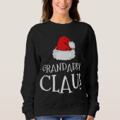 Sweatshirt Grand-père Claus Casquette de Noël Correspondant P (Devant)