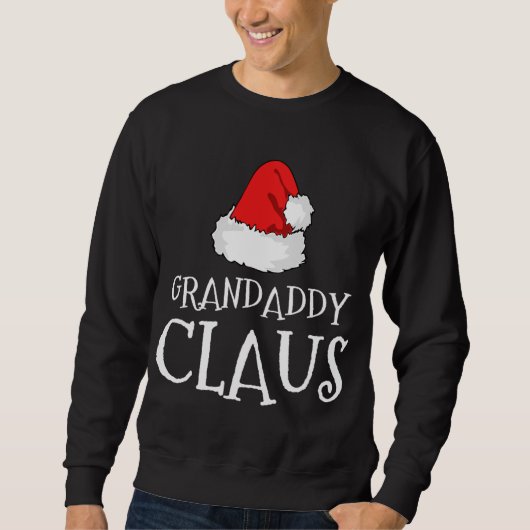 Sweatshirt Grand-père Claus Casquette de Noël Correspondant P (Devant)