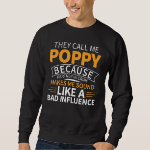 Sweatshirt Grand-père cool à la pavot
