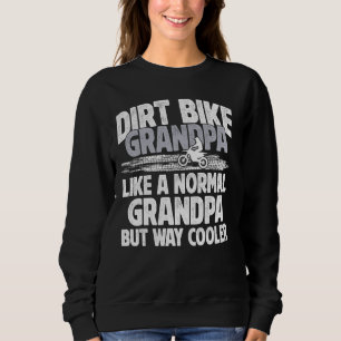 Sweatshirt Grand-Père De Vélo cool Dirt D'Un Grand-Père De Vé