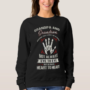 Sweatshirt Grand-Père Grand-Fils Pas Toujours Oeil Oeil Toujo