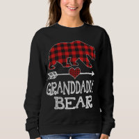 Grand-père Ours Pajama de Noël Buffle rouge carné