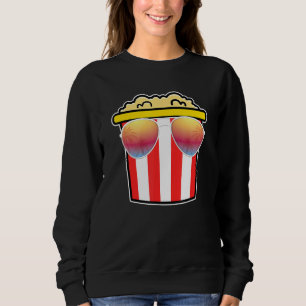 Sweatshirt Grand Popcorn Box Avec Tons Snack