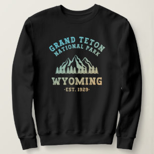 Sweatshirt Grand Teton National Park Wyoming Gradient