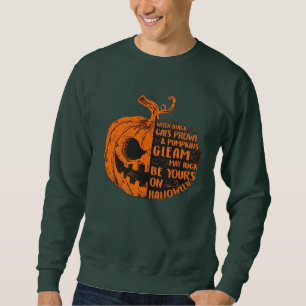Sweatshirt  Grande citrouille Halloween 