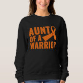 Sweatshirt Grandma Of A Warrior Multiple Sclerosis Awareness  (Devant)