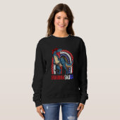 Sweatshirt Grandmasaurus Rex Dinosaur Grandma Saurus 4 (Devant entier)