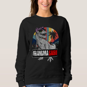 Sweatshirt Grandmasaurus Rex Dinosaur Grandma Saurus Famille