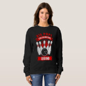 Sweatshirt Grandpa Bowler Ten Pin BIG POPS Legend Bowling (Devant entier)