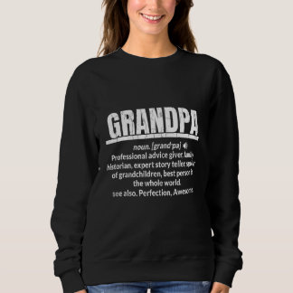 Sweatshirt Grandpa Définition Amusante Grand-Père Amoureux Gr