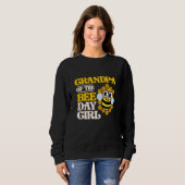 Sweatshirt Grandpa Of Bee Day Girl Honey Beekeeper Beekeeping (Devant entier)