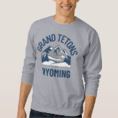 Sweatshirt Grands Tetons Wyoming (Devant)