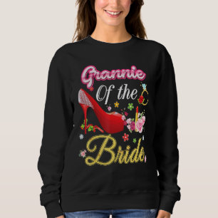 Sweatshirt Grannie De La Mariée Joyeux Mariage Flower Sho ros