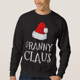 Sweatshirt Granny Claus Noël Casquette Famille Groupe Corresp