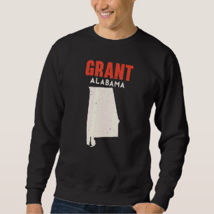 Sweatshirt Grant Alabama USA State America Travel