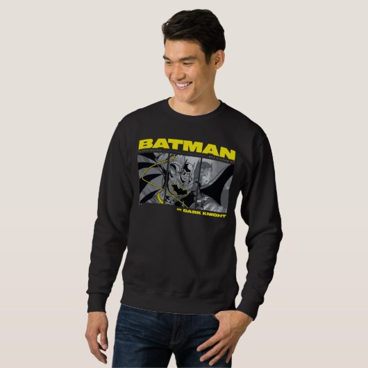 Sweatshirt Graphique à écran tridimensionnel Batman Comic (Devant entier)