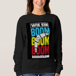Sweatshirt Graphique Boomerang Joueur de Boomerang Lancer de