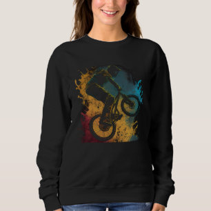 Sweatshirt Graphique de cavalier extrême BMX pour hommes femm