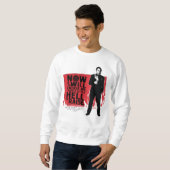 Sweatshirt Graphique de citation de Crowley surnaturelle (Devant entier)