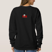 Sweatshirt Graphique de dépendance à la rose blanche (Dos)