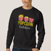 Sweatshirt Graphique de l'évolution du maïs pop (Devant)