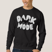 Sweatshirt Graphique de mème en mode noir Chat (Devant)