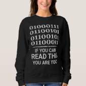 Sweatshirt Graphique de programmation du programmeur informat (Devant)